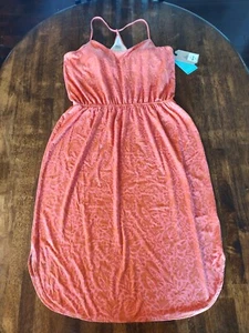 NWT prAna XL Ayla Dress Everyday Essential Padded Coral/Pink Versatile & Relaxed - Picture 1 of 7