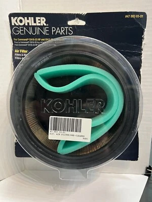 Elemento purificador de aire Kohler parte # 47 883 03-S1 reemplazado a 47 083 03-S Foto 1 de 2