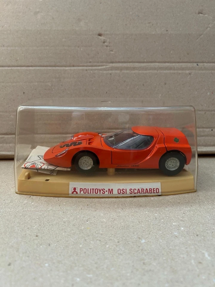 Jouet ancien Politoys 1/25 Osi Scarabeo en boîte - Immagine 1 di 1