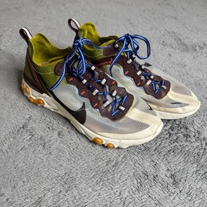 Nike React Element 87 Moss Sportschuhe AQ1090-300 Herren 9 Kork Innensohle leicht - Bild 1 von 9