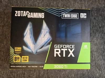 Zotac Gaming GeForce RTX 3060 Ti Twin Edge OC 8GB GDDR6 Graphics Card GPU - Image 1 of 4