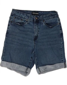 DKNY Womens Denim Shorts US 6 Medium W28 Blue Cotton ZP11 - Picture 1 of 3