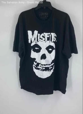 Misfits Mens Black Graphic Print Crew Neck Short Sleeve T-Shirt Size XXL - image 1 of 4