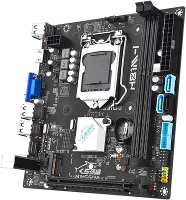 H81M-I Motherboard LGA 1150 Support Xeon E3 V3 Processor DDR3 RAM UP to 16GB - Image 1 of 4