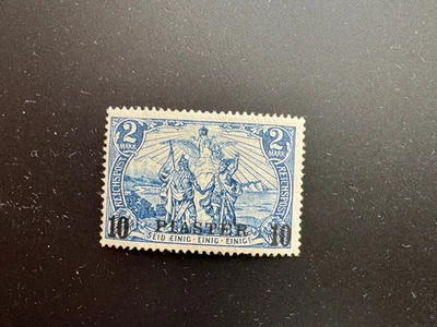 Alemania HV Oficina de Estampillas Turquía Scott Cat 29 1903-1905 MH Azul Foto 1 de 3