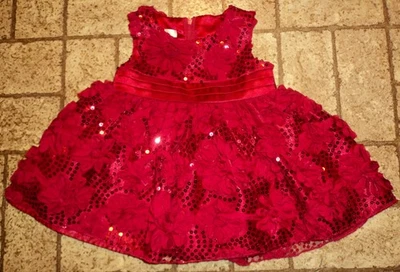 Vestido de Navidad para niña princesa americana. Talla 12 Mos. Hermoso! Foto 1 de 3