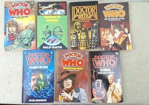 Lot of 7 Doctor Who Paperback Novels 6 Target 1 Other - Picture 1 of 21