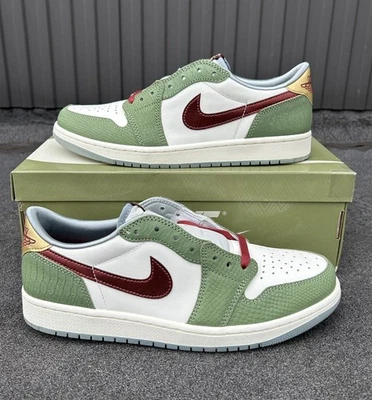 Nike Air Jordan 1 Retro OG Bajo Año del Dragón Talla 10 Hombres FN3727-100 NUEVO Foto 1 de 4