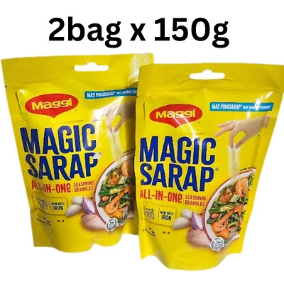 MAGGI Magic Sarap (2 paquetes x 150 g) gránulos de condimento todo en uno nuevos con hierro Foto 1 de 4