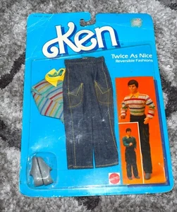 Ken Twice As Nice Reversible Fashions #2309 NUEVO De colección 1985 Hong Kong - Imagen 1 de 2