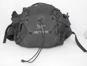 ARC'TERYX Q10 Lumbar Waist Pack • Fanny Bum Bag Travel Camping Hiking Black EUC - Picture 1 of 16