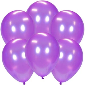 50x PEARL PURPLE BALLOONS 12" Latex Helium Birthday Wedding Anniversary Party UK - Picture 1 of 4