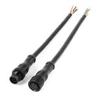 PVC M/F Connector Black Connector Line Waterproof Connector Cable  Signal Line