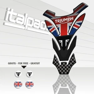 Almohadilla sin depósito ""Top DETROIT"" para Triumph bandera del Reino Unido Union Jack - Imagen 1 de 1