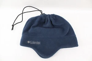 De colección Columbia Sportswear Convertible Vellón Oreja Solapa Sombrero Cuello Gator Azul/Gris - Imagen 1 de 9