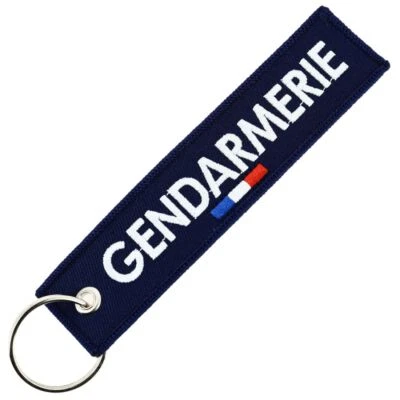 CLJ CHARLES LE JEUNE Porte Clés - Gendarmerie - Bleu -