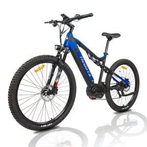 Heda 27,5'' Elektrofahrrad E-Fahrrad mit Mittelmotor E-Mountainbike 9-Gange Blau - Bild 1 von 20