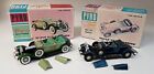 TWO BUILT PYRO 1.32 US CLASSIC CARS WITH BOXES 1931 CADILLAC 1930 PACKARD