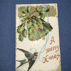 Antike Weihnachts Postkarte 1912 - Bild 1 von 2