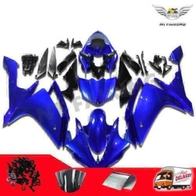 Kit de carenado de inyección FT apto para Yamaha 2007-2008 YZF R1 azul brillante ABS r069 Foto 1 de 4