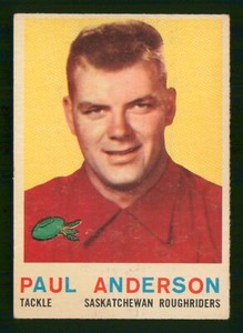 PAUL ANDERSON 1959 TOPPS CFL 59 NO 87 VGEX+            23611