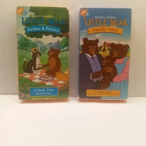 Little Bear VHS Lot Bundle 2  (VHS, 1997) Family Tales Parties And Picnics Nick - Picture 1 of 10