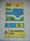 VINTAGE BP ROAD MAP OF ITALY 1958