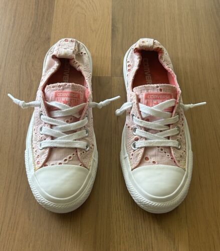 Converse CTAS Shoreline occhiello donna rosa malva pesca 543201F 6