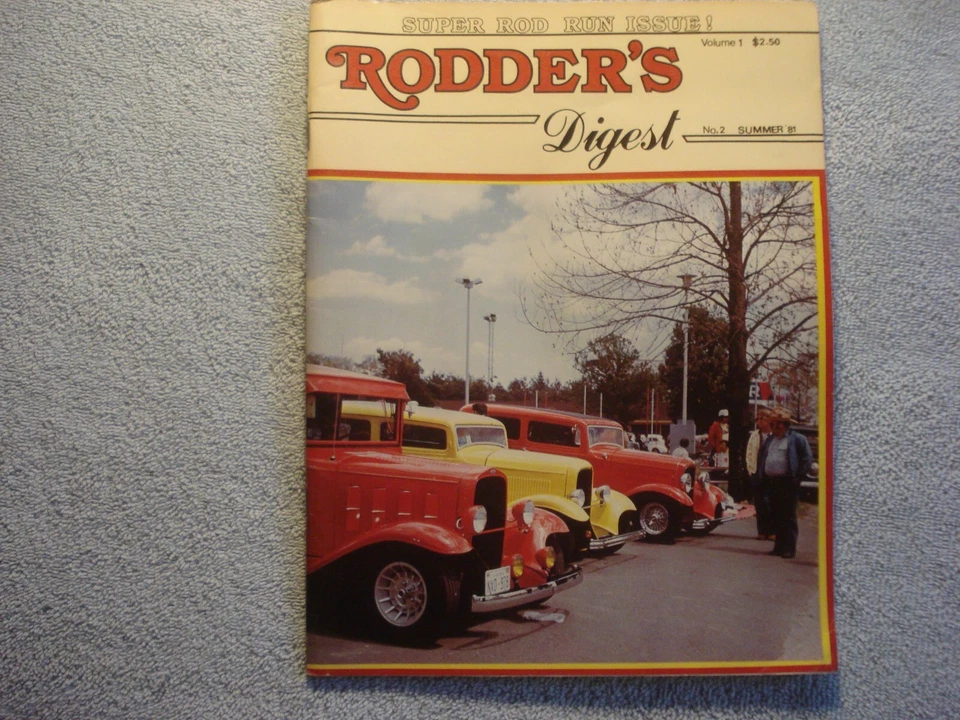 Rodder's Digest 1981 Summer #2 Classic Hot Rod Modified Custom Cars & Trucks - Image 1 of 1