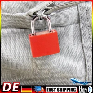 8 Stück Gepäckschloss aus Zinklegierung, buntes Reisekoffer-Vorhängeschloss für - Bild 1 von 11