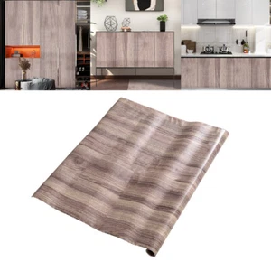Self-Adhesive PVC Vinyl Film with Wood Effect for Kitchen Cupboard and Counter - Picture 1 of 8