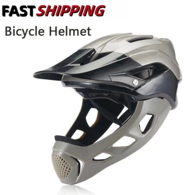 Bicycle Cycling Helmet Detachable Full Face Mountain Road Bike Helmet - Image 1 of 4
