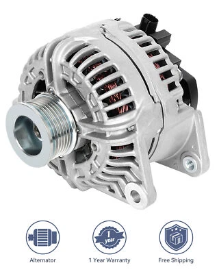 Silver Alternator for 2003 2004 2005 2006 Dodge Ram 1500 & Ram 2500 & Ram 3500 - Image 1 of 4