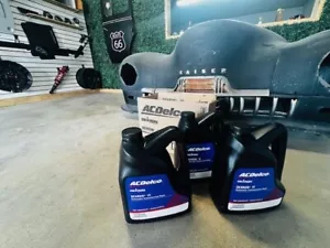 (3) AC Delco GM 10-9395 Transmission Fluid DEX-VI FULL SYNTHETIC 1 Gallon - Picture 1 of 3
