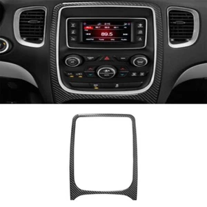 Carbon Fiber Center Console Radio Panel Trim Cover For Dodge Durango 2014-2020 - Bild 1 von 9