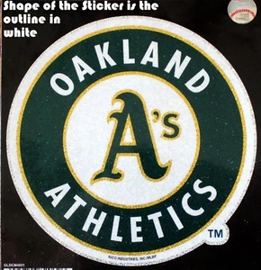 Oakland A's Athletics colorful MLB Die Cut Decal Baseball Car Sticker - Picture 1 of 6