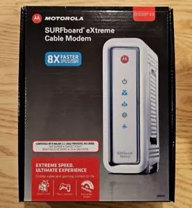 Motorola SURFboard eXtreme Cable Modem Docsis 3.0 SB6141 White - Picture 1 of 2