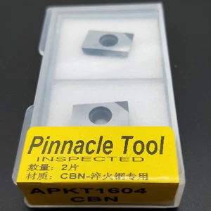 2 piezas INSERTO CBN APKT160404 para procesamiento de acero inserto de giro - Imagen 1 de 6