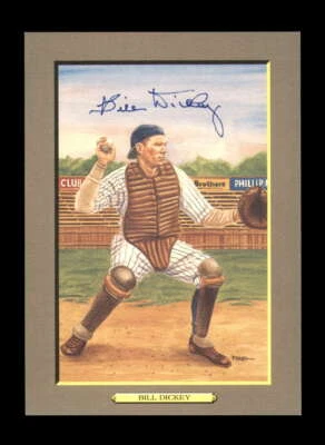 Bill Dickey JSA Coa Signed Perez Steele Great Moments Postcard Autograph - Image 1 of 2