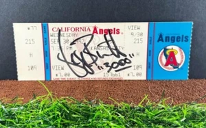 George Brett Signed Auto 3000 Hits Full Ticket Sept 30 1992 9/30/92 PSA COA - Picture 1 of 2
