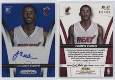 2014-15 Panini Prizm Blue Prizms /499 James Ennis #31 Rookie Auto RC