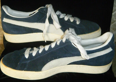 Vintage Suede Blue Pumas Men SZ 6 Women's size 8  US - Image 1 of 4