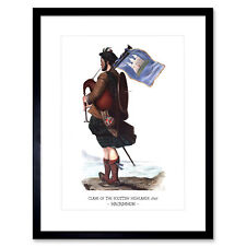 Painting Book Clans Scottish 1845 Macrimmon ColourFramed Print 12x16 Inch