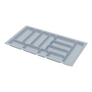 Juego de cubiertos para cajón de 90 cm plástico gris plata 800 - 840 mm - Imagen 1 de 3