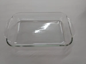 Vintage Pyrex Clear Glass Baking Dish 2 Quart 232-R - Picture 1 of 11