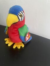 Ty Beanie Baby Jabber The Parrot Tropical Bird