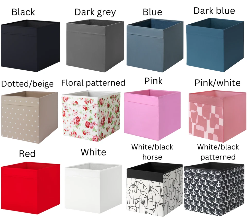 6x Ikea DRONA Aufbewahrungsboxen für Kallax Regal Einheit Organizer grau 33x38x33cm - Bild 1 von 1