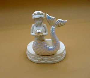 Bath & Body Works Mermaid Figurine Soap Holder ~ Iridescent ~ Retired ~ Rare - Picture 1 of 4