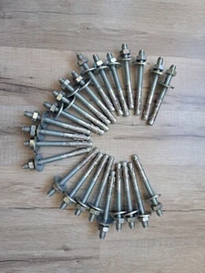 Schwerlastanker M10x105 mit Schlosserscheibe und Mutter SW17 Bolzenanker BZ30/50 - Bild 1 von 2