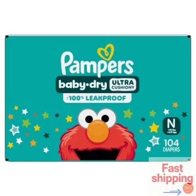Pañales secos para bebé Pampers - (selecciona tamaño y cuenta) Foto 1 de 4